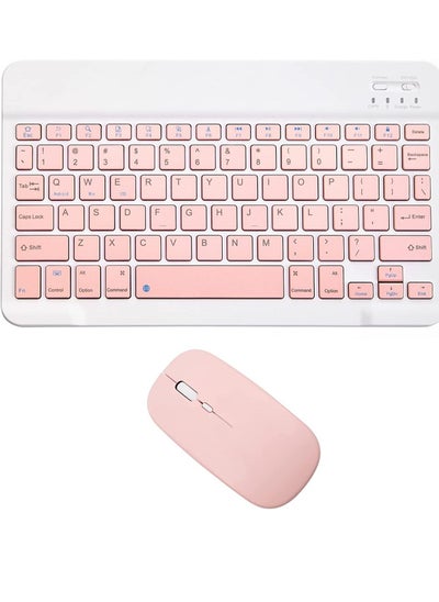 Buy Ultra Slim Bluetooth Keyboard Mouse Perfect For PC And Laptops in UAE