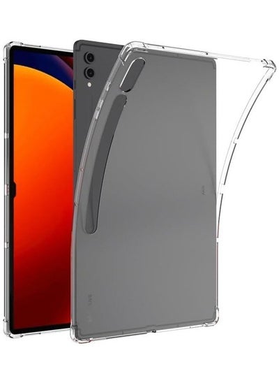 اشتري Case for Samsung Galaxy Tab S9 Plus 12.4 inch Tablet (2023 Release)  Transparent Soft Flexible TPU Back Shockproof Bumper Cover في الامارات