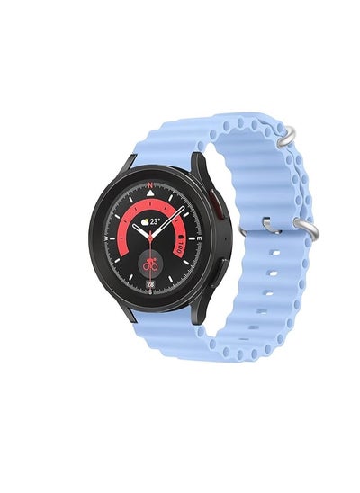 اشتري Ocean Bands Silicone 20MM Strap For Samsung Gear Sport/Watch 4/Watch 5 /Watch 5 Pro/S2 classic/active 2 40mm 44mm/Amazfit GTS 3/ GTS4/4 Mini/Bip 3/Pro/GTS 2 mini/GTS 2e/Bip U في مصر