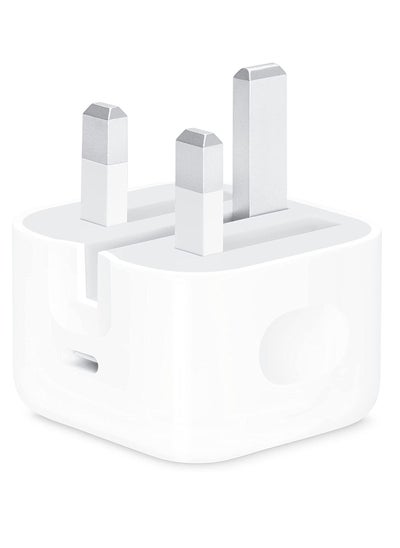 Buy 20W USB-C Power Adapter White in UAE