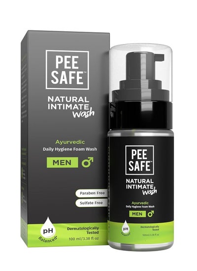 Buy Pee Safe Natural Intimate Wash for Men | Tea Tree Essential Oil | Ayurvedic | Mens Intimate Wash | Men Genital Wash | Mens Ball wash | Men's Intimate wash 100ml in UAE