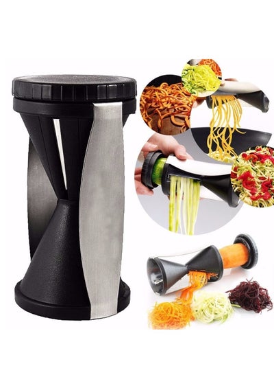 اشتري Multifunction Vegetable Spiral Slicer Zucchini Pasta Noodle Spaghetti Cutter Maker Accessories Kitchen Gadgets في السعودية