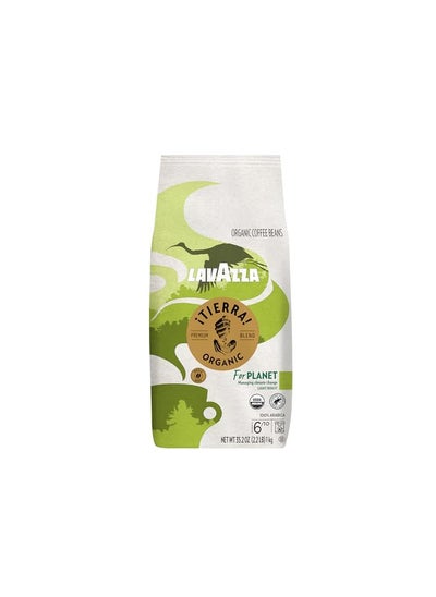 اشتري Lavazza Organic Tierra! Whole Bean Coffee Blend,Light Roast,Premium Arabica,USDA Organic,Canada Organic,UTZ & Euro Leaf Organic certified;100% sustainably grown,2.2 Pound (Pack of 1)-package May Vary في الامارات