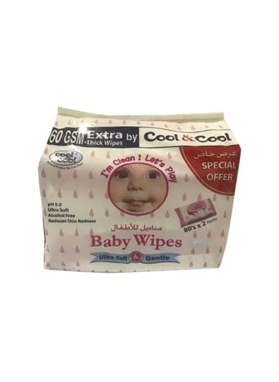 اشتري Baby Wipes Twin Pack, 160 Count في السعودية