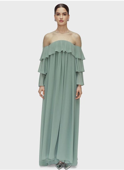 اشتري Bardot Ruffle Dress في السعودية