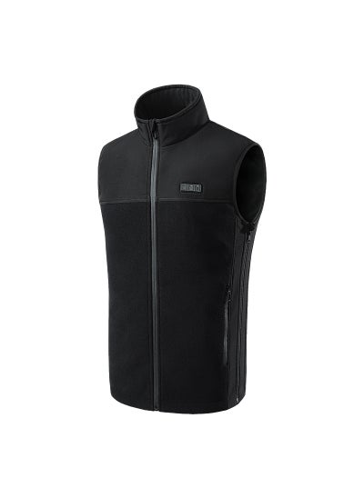 Buy Cross-border adjustable size intelligent heating vest constant temperature electric fleece vest lovers with manufacturers wholesale Black three control 16 area fever in UAE