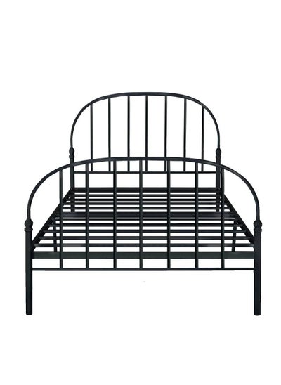 Buy Black metal bed 180*200 cm in Saudi Arabia