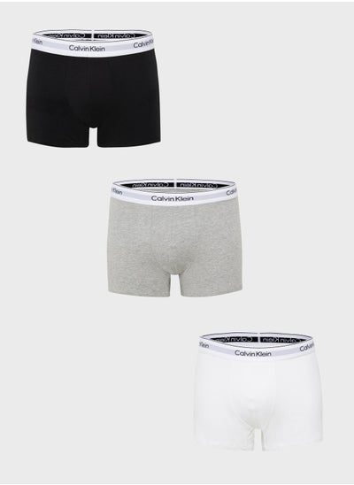 Buy 3 Pack Logo Band Trunks in UAE