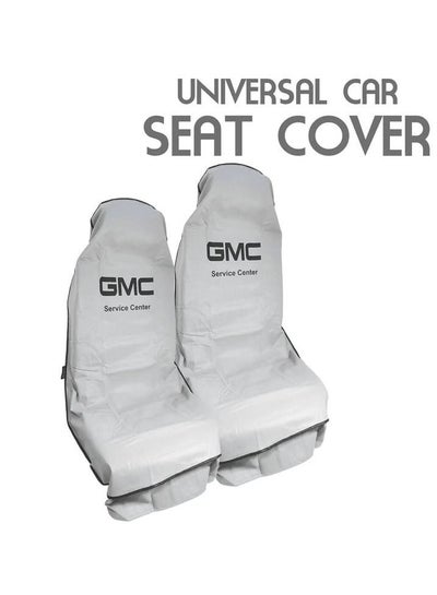 Buy Universal Car Seat Dust Dirt Protection Cover, Extra Protection For Your Seat 2 Pcs Set, Car Seat Cover, Grey in Saudi Arabia