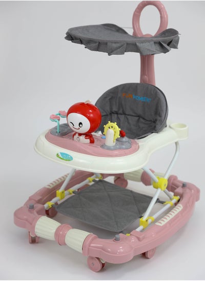 Buy Multifunctional Baby Walker with Padded Soft Seat in UAE