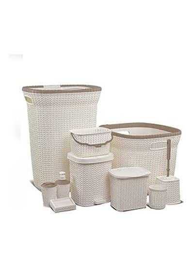 Buy 10 Piece Net Bathroom Plastic Set in Egypt