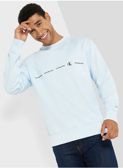 Buy Logo Crew Neck Sweatshirt in Saudi Arabia