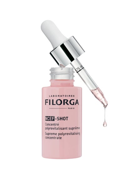 Buy Filorga NCEF-Shot Anti-Aging Serum, Concentrated Wrinkle Reducing Treatment for Radiant & Firm Skin in 10 Days in Saudi Arabia