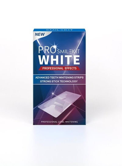 Buy Pro Whitening Strips (7 Treatments) Produce Professional Effects Strong Stick Technology Advanced Teeth Whitening Strips For Professional Whitening 14 Strips Unisex in UAE