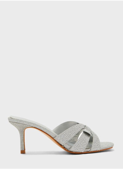 Buy Diamante Detail Mule Sandal in Saudi Arabia