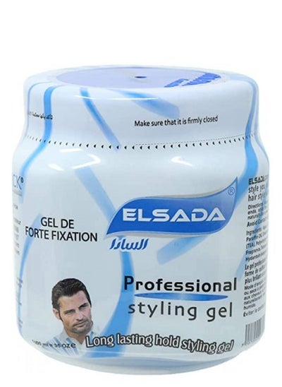 Buy Elsada Styling Hair Gel - 1000ml Blue in Saudi Arabia