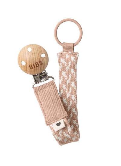 Buy Baby Pacifier Clip - Blush/Ivory in UAE