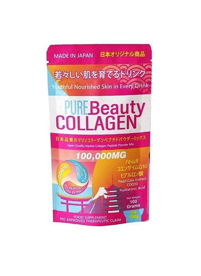 Buy Pure Beauty Collagen 100,000mg Collagen Powder Mix (30 days Supply) in UAE