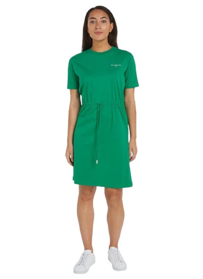 Buy Women's 1985 Collection Signature T-Shirt Dress -  Pure organic cotton, Green in Saudi Arabia