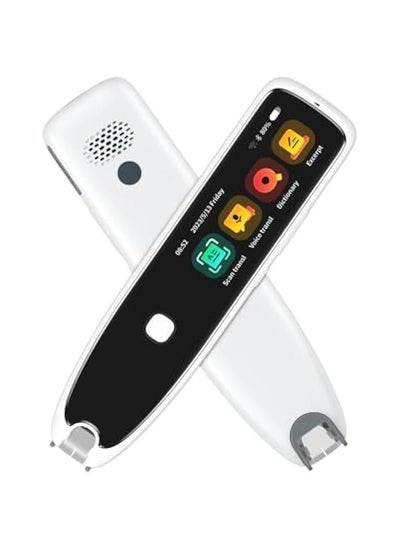 Buy Intelligent Language Translator Scanning Device - 134 Languages - Ideal for Travel, Study, and Business (White) in Saudi Arabia