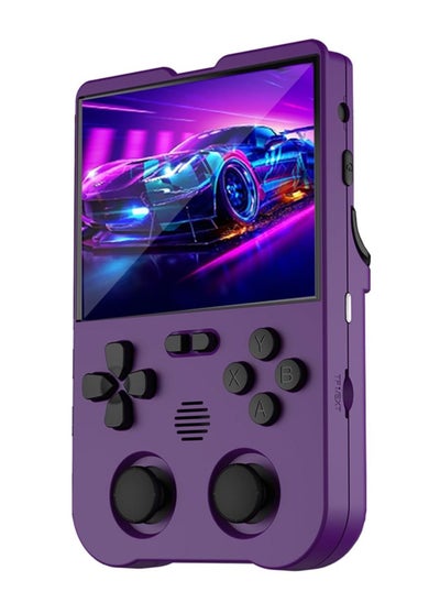 Buy XU10 Retro Handheld Game Consoles, 3.5 inch IPS Screen, 64G TF-Card Pre-Loaded 8000 Games, Support 20+ Kinds of Games Formats, with 3000 mAh Battery Life 6-8 Hours (Purple) in UAE