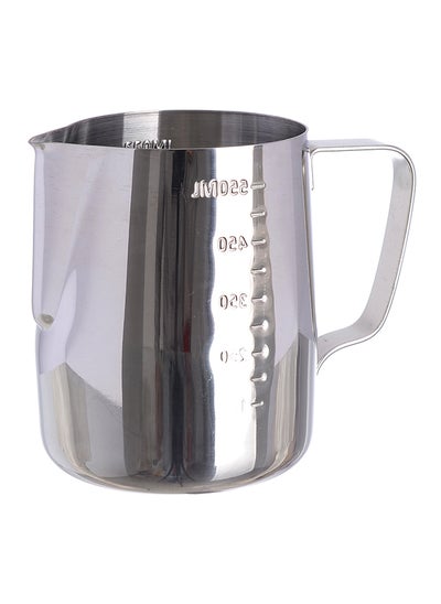 Buy Akher el Ankoud Stainless steel carafe for coffee and making coffee and cappuccino foam, size 550 ml in Egypt