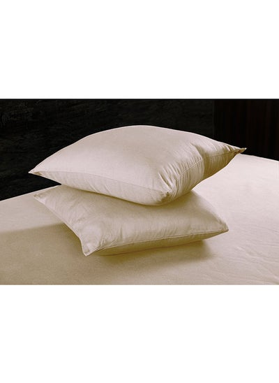 اشتري Indulgence 2 Piece Cushion Cover Set 45x45Cm Cream في الامارات