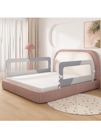 Buy Bed Rail Guard for Toddler, Baby Crib Bed Side Rails, Toddler Bed Rail Guard Bumper, Child Bedrail Safety Bed Fence Protector Rail for Kids, Kids Bed Guard Rail for Full, Queen Size Bed (2*2M) in UAE