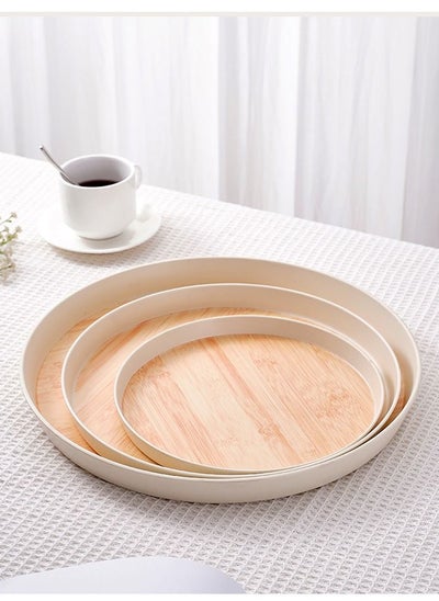 Buy Set of 3 melamine trays for serving tea and coffee in Saudi Arabia