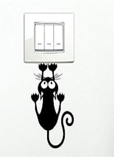 اشتري Cat Wall Sticker Decoration for the doorbell or laptop or the Light Switch or the car في مصر