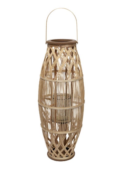 اشتري Tall Bamboo Lantern, Natural - 85 cm في الامارات