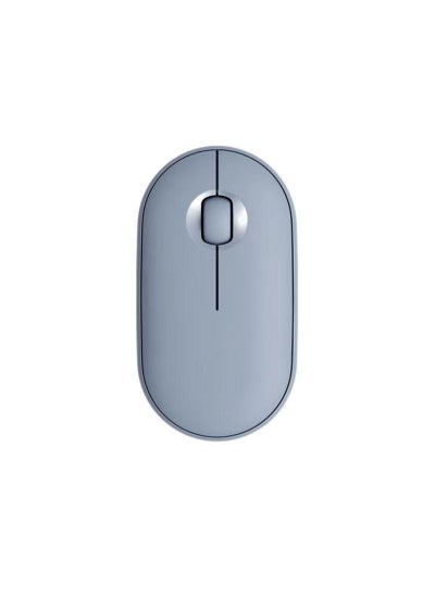 اشتري Cross-border Logitech M350 2.4G Bluetooth Dual-mode Mute Notebook Pebble Wireless Mouse Haze blue في السعودية