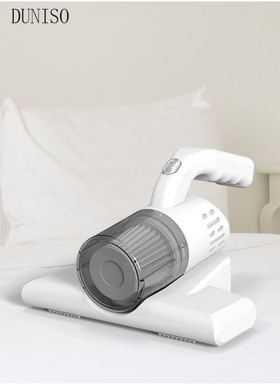 اشتري Mattress Vacuum Cleaner Handheld UV Bed Vacuum Mite Removal Instrument Wireless Mite Remover Cleaning Machine for Pillows Sheets Mattresses Sofas Plush Toys and Other Fabric Surfaces في السعودية