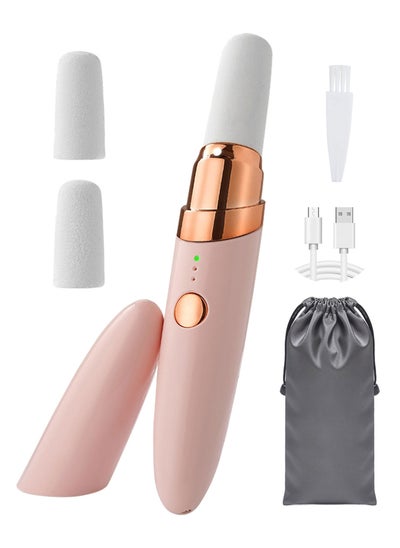 Buy Electric Foot Callus Remover, Rechargeable Pedicure Kit Foot File, 3-Speed Speed Regulation with 3 grinding Roller Heads for Remove Cracked Heels Calluses and Hard Skin in Saudi Arabia