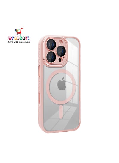 Buy Apple iPhone 16 Pro Pink MagSafe Back Case / Cover in UAE