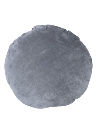 اشتري Zen Flannel Round Cushion, Grey – 60 cm في الامارات