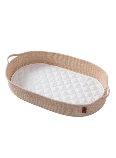 اشتري Baby Changing Basket With Quilted Waterproof Mat في الامارات