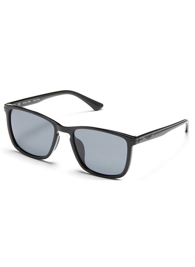 Buy Full Rim Square Men Sunglass - SPLB21B 0Z42 - Lens Size: 58 mm - Black in Saudi Arabia