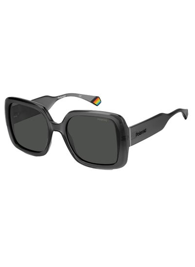 Buy Women Square Sunglasses PLD 6168/S  GREY 54 in Saudi Arabia