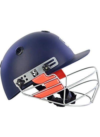 Buy OPTIPRO Cricket Helmet | Navy Blue  For Men & Boys | Adjustable Steel Grill | Breathable inner padding | Lightweight in UAE