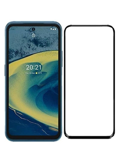 Buy 5D Full Glass Screen Protector For Nokia XR20 With Black Frame in Egypt