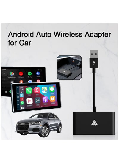 اشتري Android Auto Wireless Adapter/Dongle Android Wired to Wireless Adapter Converter for OEM Factory Wireless Car Adapter في السعودية