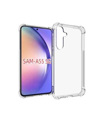 Buy Protective Case Cover For Samsung Galaxy A55 5G Clear in Saudi Arabia