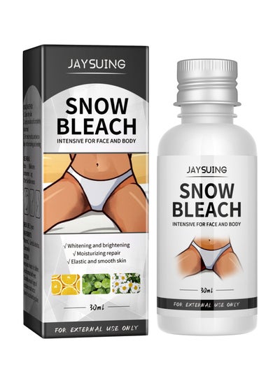 Buy Snow Bleach Cream for Private Part Underarm Whitening, Dark Skin Bleaching Cream for Dark Spots, Face and Body Skin Lightening Bleaching Cream for Intimate Areas Brightening in Saudi Arabia