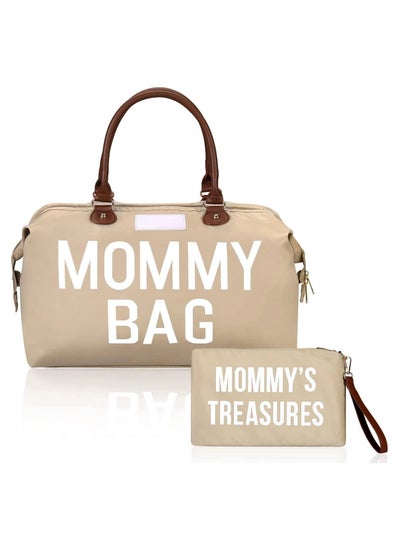 Buy Mama Tote Bag Maternity Diaper Mommy Large Capacity Bag Women Nappy Organizer Stroller Bag Baby Care Travel Backpack Mom Gifts in Saudi Arabia