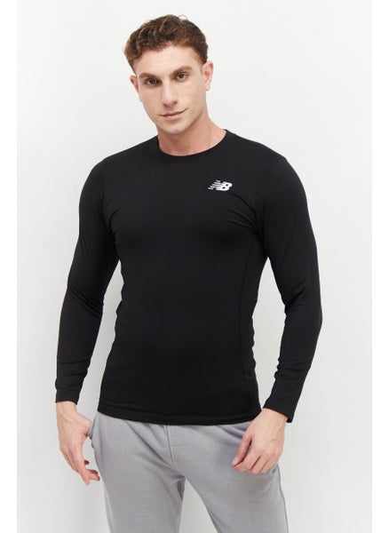 Buy Men Sportswear Fit Long Sleeves Training Sweatshirt, Black in UAE