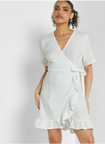 Buy Ruffle Detail Dress in Saudi Arabia