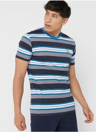 Buy Brave Soul Stripe T-Shirt in UAE