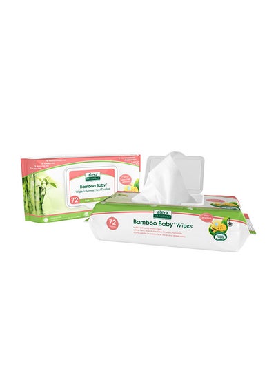 اشتري Bamboo Baby Sensitive Wipes - 72Ct في الامارات