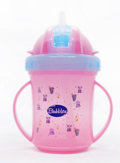 Buy Baby's Plastic Straw Cup with Hands - Assorted in Egypt